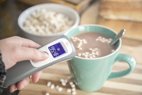 HealthSmart Digital Temporal Thermometer with No Contact Infrared Technology, Babies, Children or Adults, Test Temperature of Objects or Air with ...